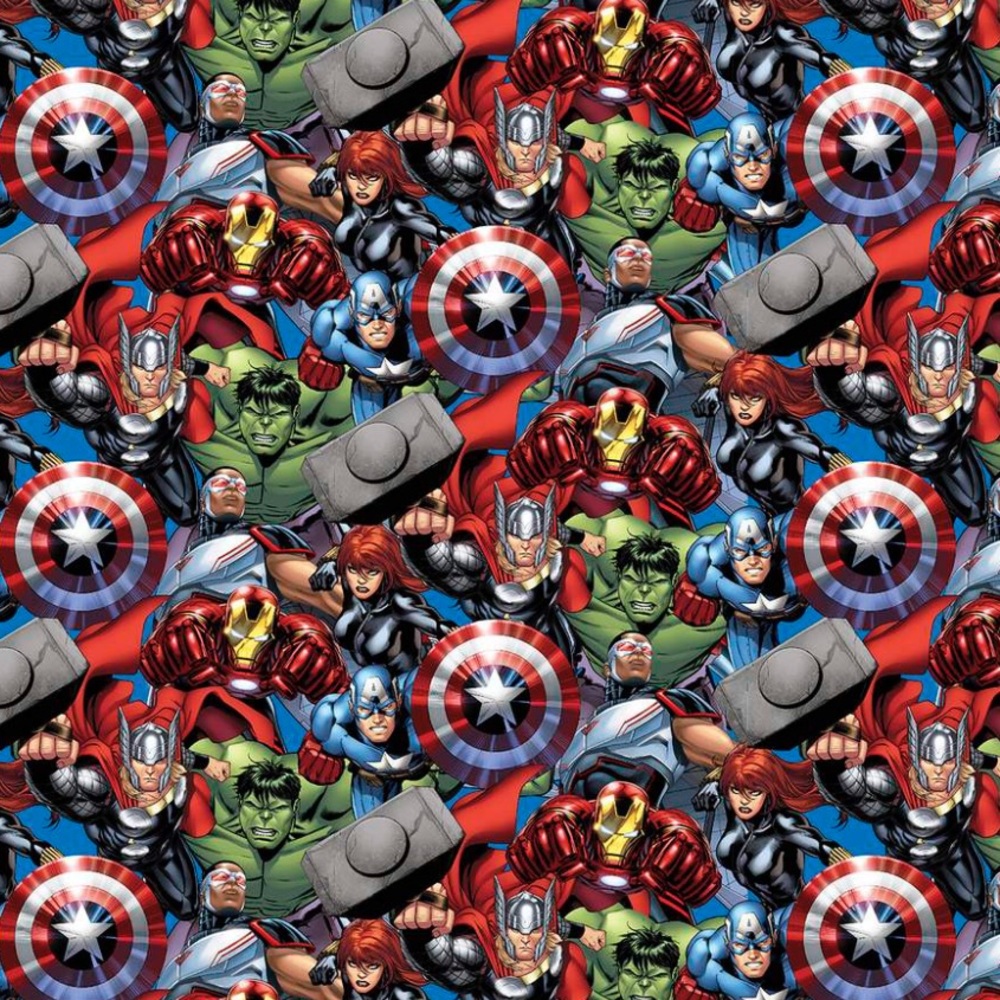 Marvel Comic Fabric by the yard 2 Yard